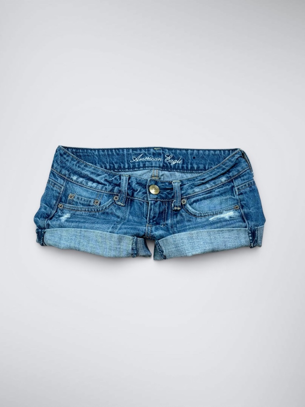 American Eagle Ultra Low Rise Micro Denim Shorts